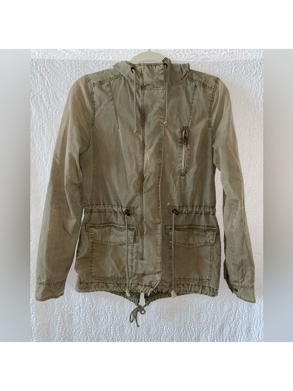 H&M Divided Hooded Field/Military Jacket